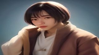 蜜桃影院经典日本动漫封面，热血少年在蓝天下奔跑，色彩鲜艳充满活力
